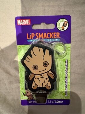 Marvel Lip Smacker Baby Groot Keychain Lip Balm - Brown, Black